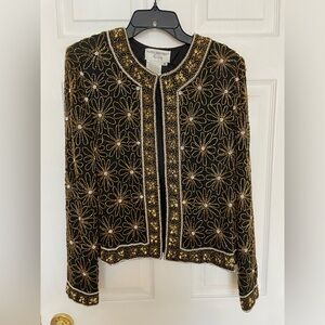 Papell Boutique Vintage Sequin Jacket